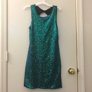 H&M sequin cocktail mini dress